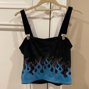 Flame Bandu Top Dolls Kill)